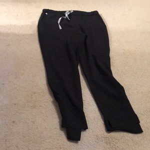 Black scrub pants